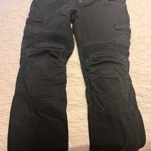 Motorcycle Jeans for Women. Size W8R. Knee protective guards.